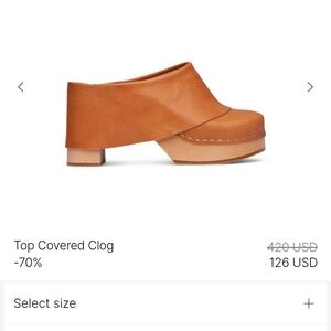 ISO Sweedish Hasbeens Top Covered Clog Size 37 Or 38